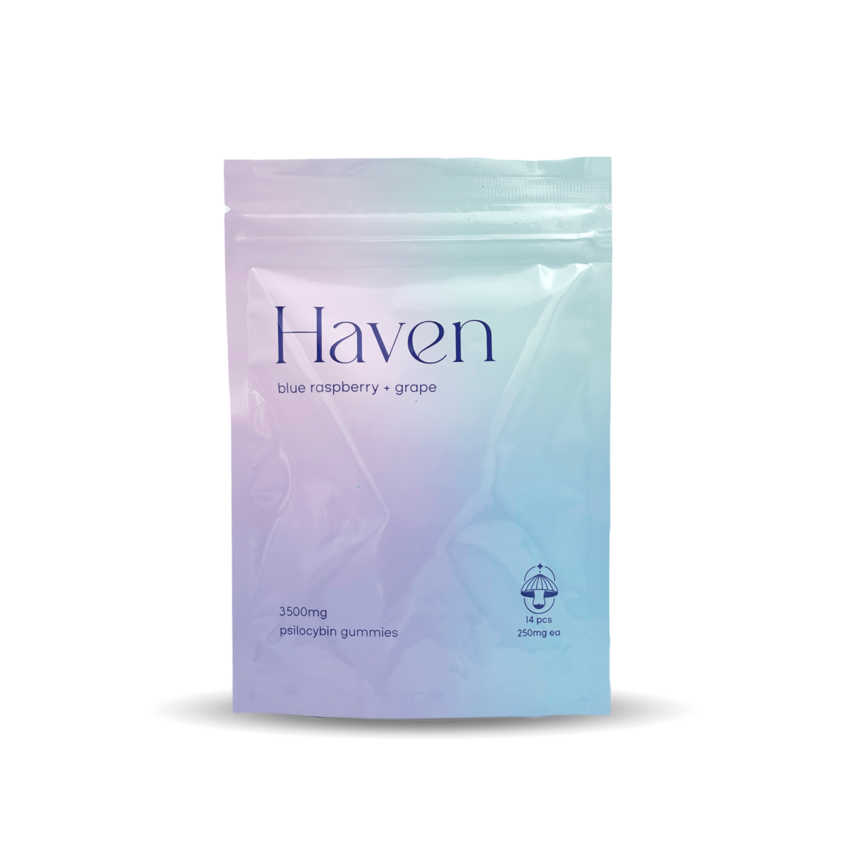 Haven Psilocybin Gummies – Blue Raspberry + Grape